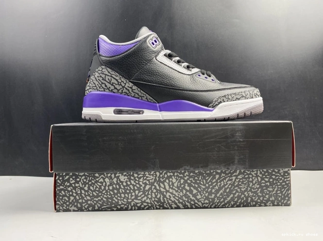 Rep Retro Black Jordan Air CT8532 Court Purple 3 050 0808